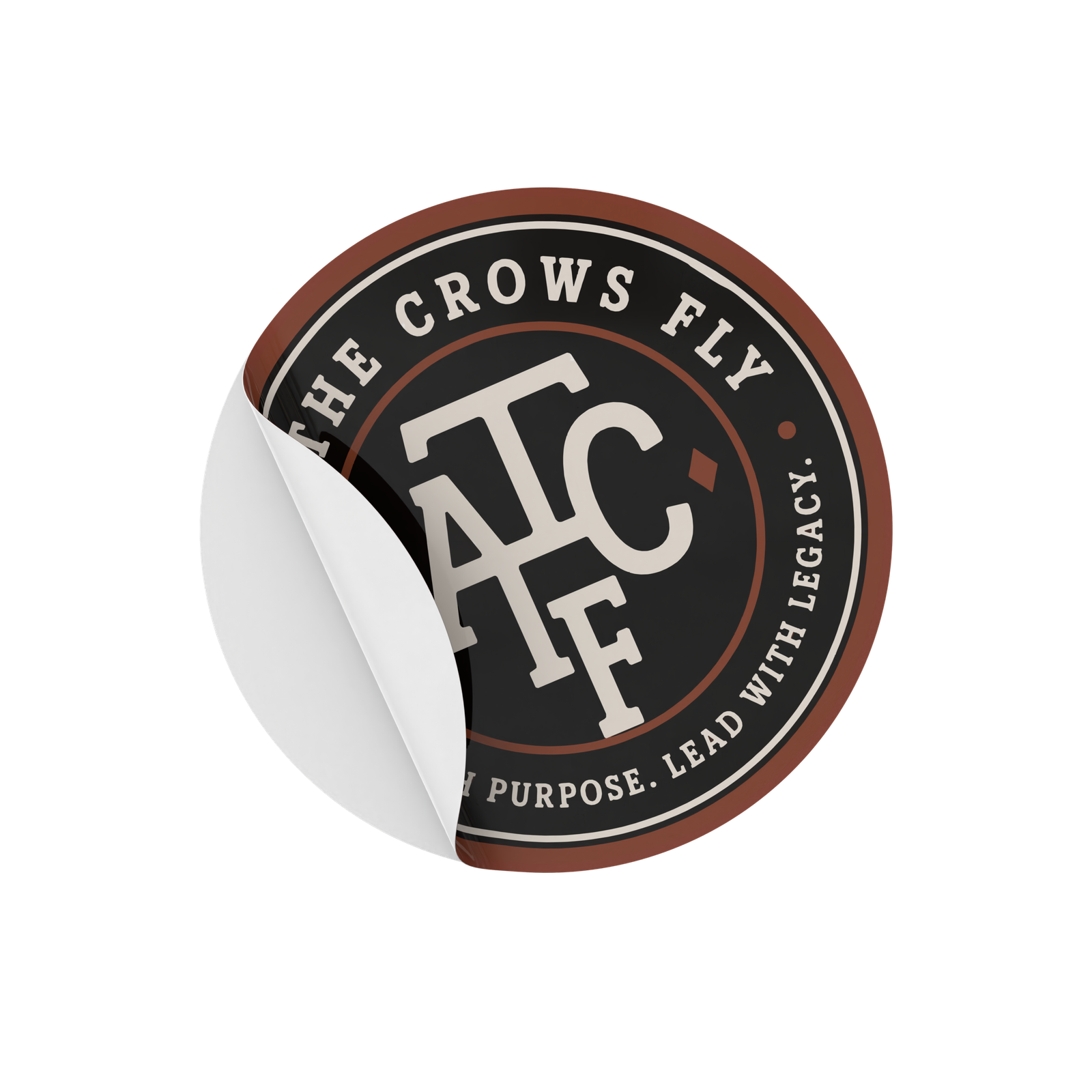 As The Crows Fly branded sticker